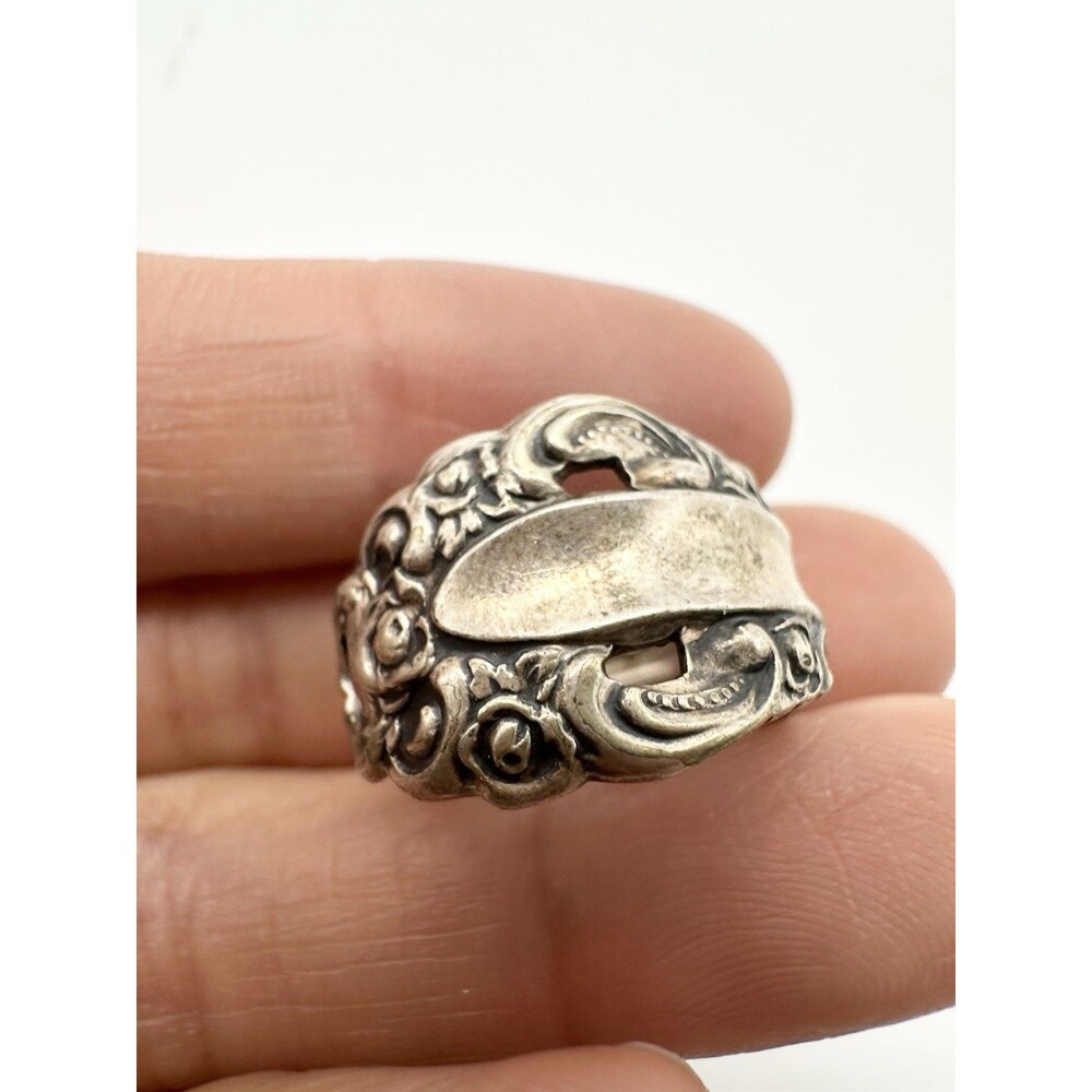 Vintage Spoon Ring Untested Metal Size 3.5